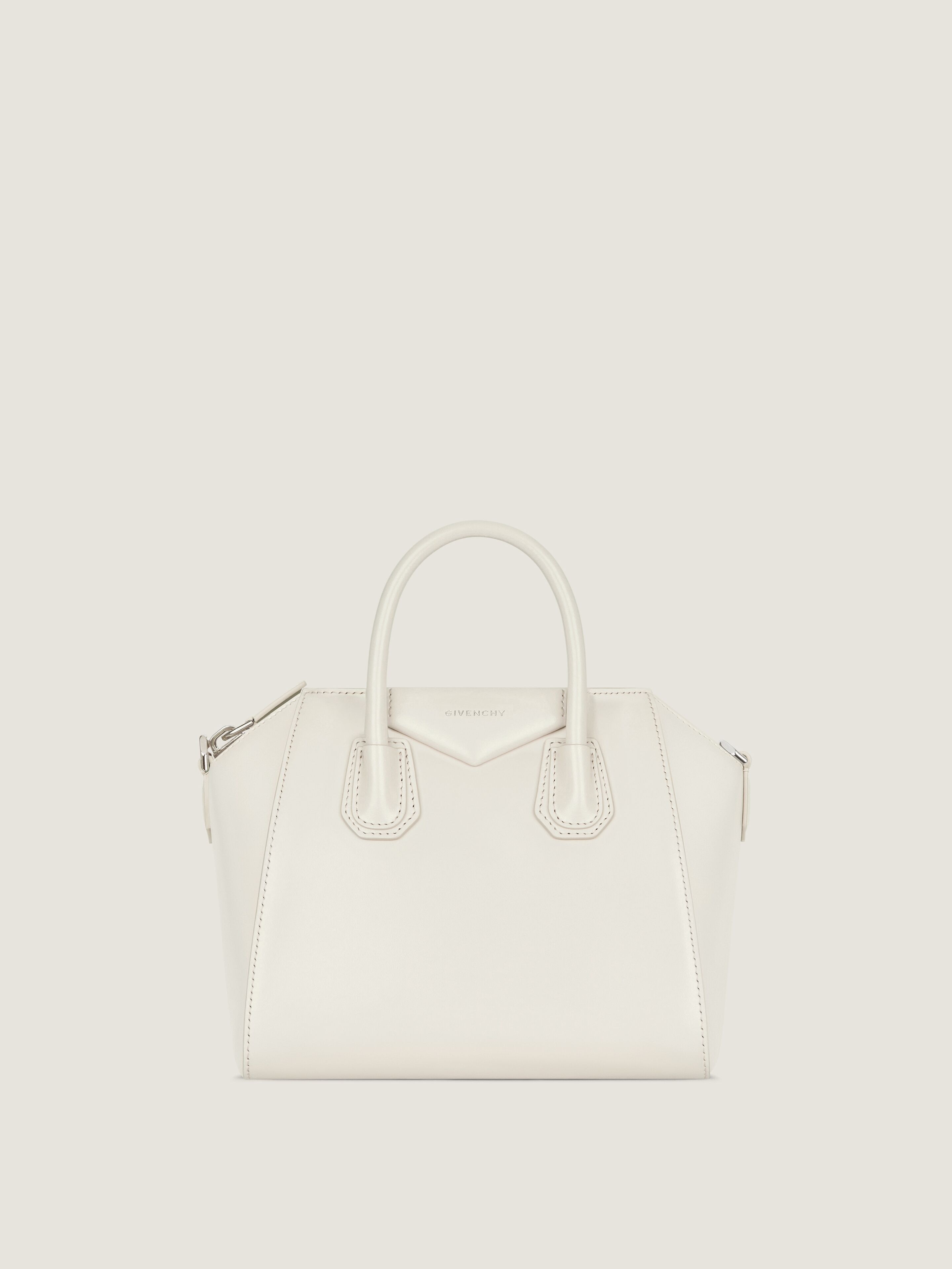 Small Antigona bag in Box leather